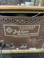 Vintage Telefunken Jubilate Deluxe 5461W Tuner WORKS WATCH VID!