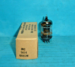 1 RCA JRC 5654/6AK5W Tube Halo Getter Tested Little Dot NOS/NIB