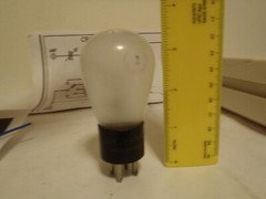 SYLVANIA NUMBER 2 ,PLUG IN RESISTOR VACUUM TUBE TESTED 5.6 OHMS COLD, 4 PIN