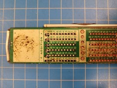 Vintage PICCOLO-S Mechanical Pocket Calculator Made in Germany Stylus Addiator