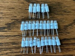 25 New Warm White 14V Bi-Pin LED Lamps Light Bulbs McIntosh MC2600 MC7104 MC7106