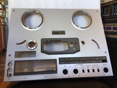 TEAC X-300R Reel to Reel Recorder FRONT PLASTIC PANEL ASSEMBLY.