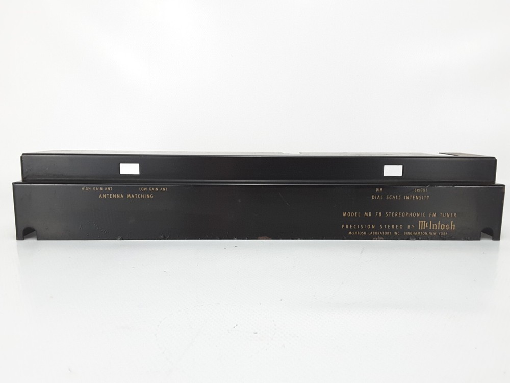 MCINTOSH MR 78 FM TUNER PARTS: DIAL COVER