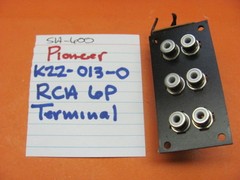 📈PIONEER K22-013-0 RCA 6P TERMINAL SX-700T STEREO RECEIVER SA-600 INTEGRATED