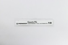 Quartz-PLL PIONEER ELECTRONIC FULL-AUTOMATIC PL-630 logo badge Sticker Decal