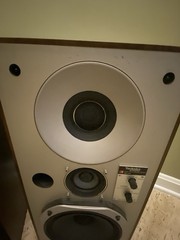 Technics SB-X30 Linear Phase Speakers Vintage Stereo Pair Japan Audio Floor