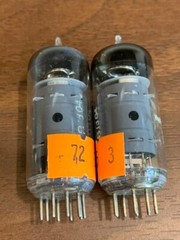 2 Tubes EF804 Telefunken – NOS, Matched pair