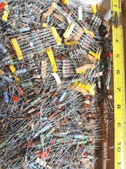 Vintage NOS Lot: Allen-Bradley, RadioShack Vishay, Diodes, Capacitors, 1000+ pcs