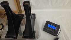 HEAVY VERSION KLIPSCH K 700 MIDRANGE HORN PAIR HERESY RARE 8 SCREW VERSION METAL