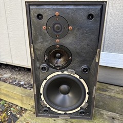 Bang & Olufsen Beovox S45-2 Speaker From 1976, Set Of 2 (Darker Wood)
