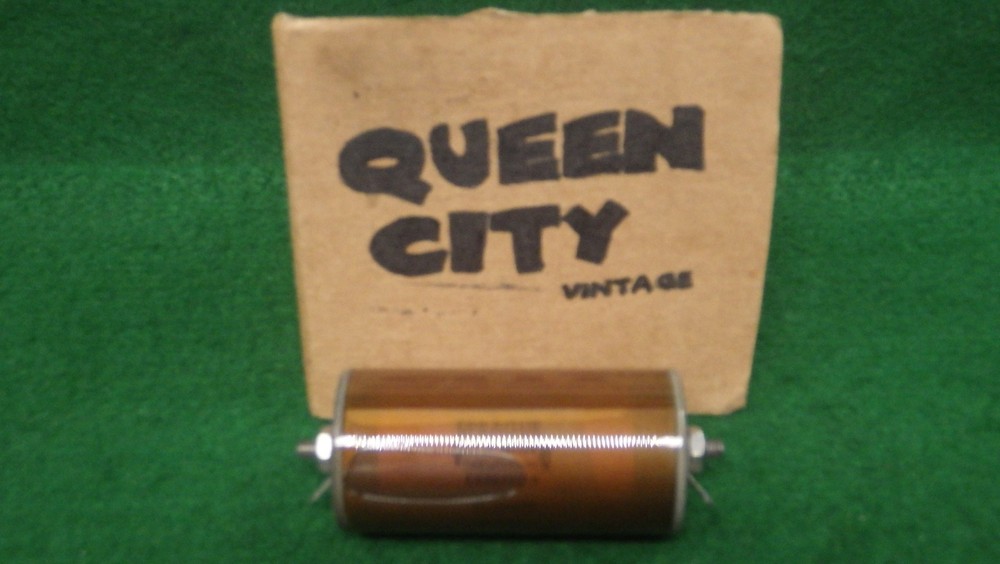 Vintage Sprague Vitamin Q Oil Filled Capacitor 25-30000 DC 205P57