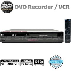 LG RC897T DVD Recorder VCR Combo VHS To DVD Recording HDMI DTV Tuner Remote