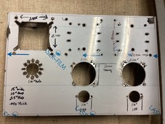Tube amplifier chassis stainless steel DIY