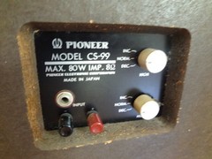 Pair of Vintage PIONEER CS-99 Speakers Original Made in Japan