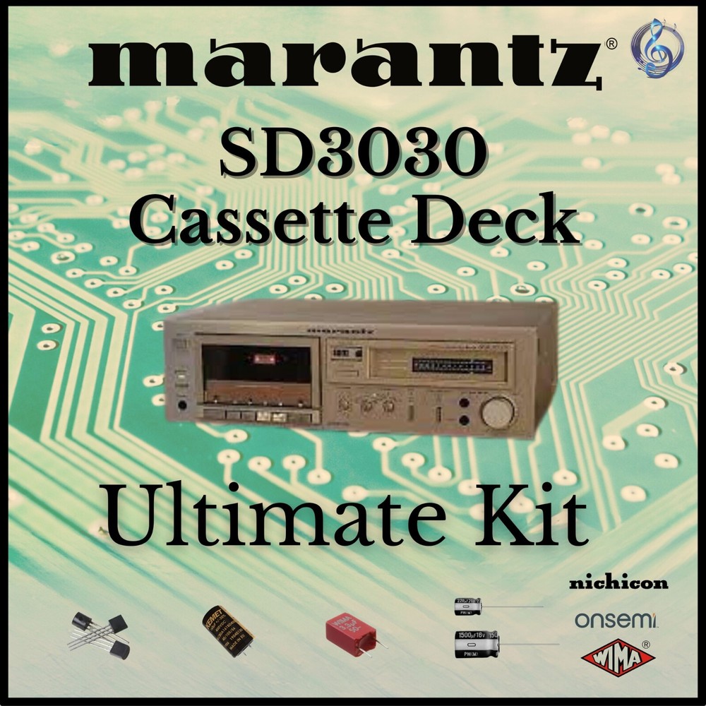 Marantz SD3030 Cassette Deck Ultimate Upgrade Kit Genuine Parts Restoration