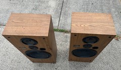 Vintage Pioneer 150W 3-Way Speaker system CS-K535 150W Japan & USA 36″ WORKING!