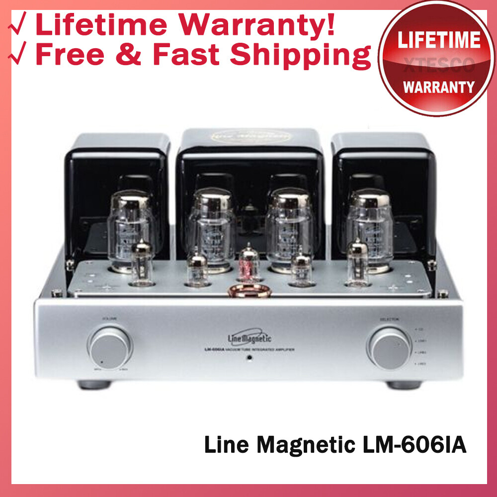 Line Magnetic LM-606IA 38W+38W Integrated Amplifier Vacuum Tube Amp Power Amp #S