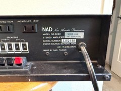 MAKE OFFER NAD 3020 Tested and Working read description