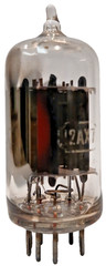 EXACT MATCHED GAIN (98.0, 98.0) TUNG-SOL? JAPAN 12AX7 TUBE CLEAR TOP SIDE GETTER