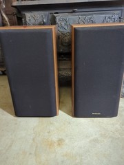 Pair Vintage Technics SB-CR33 Shelf Floor 2 Way Speakers Tested 140 Watts