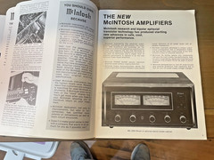 Original McIntosh Components from the 70’s Condition is very Good / 73 Pages /