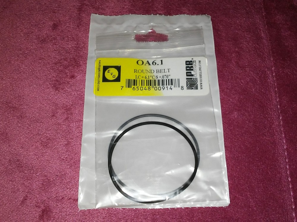 EVG PRB OA6.1 ROUND BELT FOR REEL TO REEL OR CASSETTE DECKS