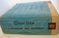 Star-Lite Super Deluxe Tape Recorder Model No. RT-777 (untested)