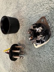 6 Pin tube Socket conector Hammond Leslie Gibson Fender guitar amplifier speaker