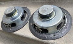 Pair MA Micro-Acoustics FRM-3ax 8” F 3100 Woofers Drivers Good Need Surrounds