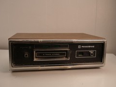 Panasonic RS-845US 2/4 Channel Stereo 8-Track Tape Player Quadraphonic UNTESTED