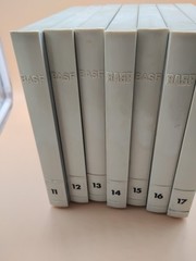 Lot 7 SEVEN Vtg Used BASF Reel to Reel Tapes 7″ with Hard Cases Made in Germany