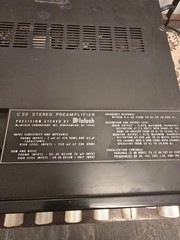 McIntosh C32 Stereo Preamp Pre-Amplifier Tested Working Crack