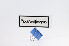 Rockford Fosgate logo badge Sticker Decal waterproof 108mm(4.25″)X40mm(1.57″)