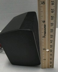 RCA FRONT SPEAKER TESTED WITH A MULTIMETER AND READING 4.5 OHMS SEE PHOTOS