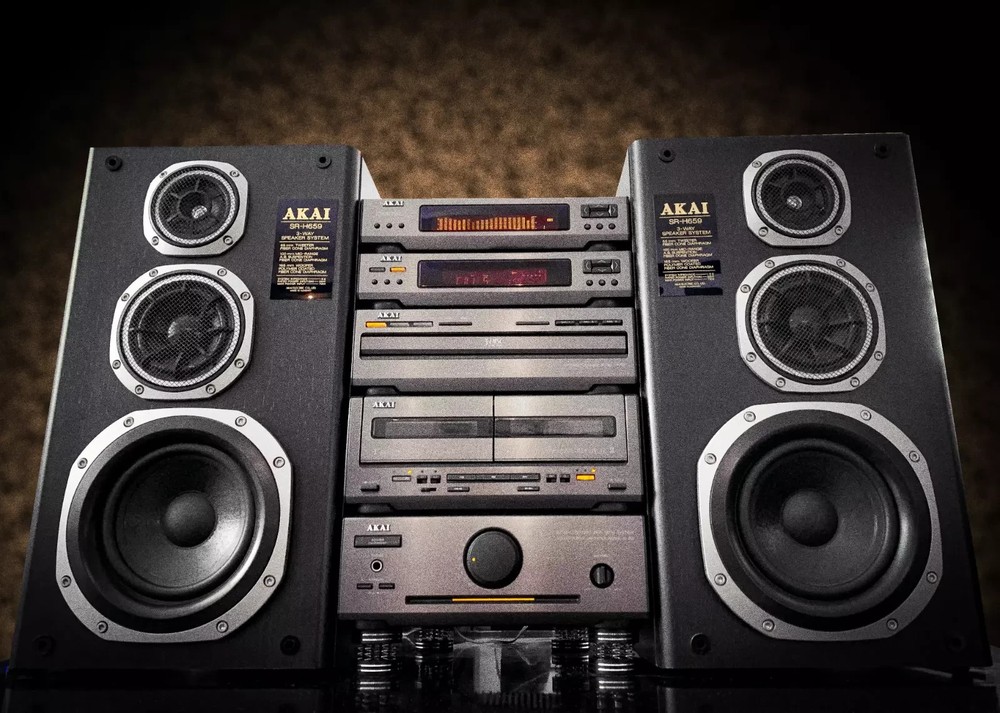 AKAI HIFI TOWER 🌈RaRe🌈 Stereo Component System