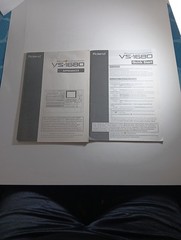 Roland VS-1680 24-bit Digital Studio Workstation Quick Sta Guide and Appendices.