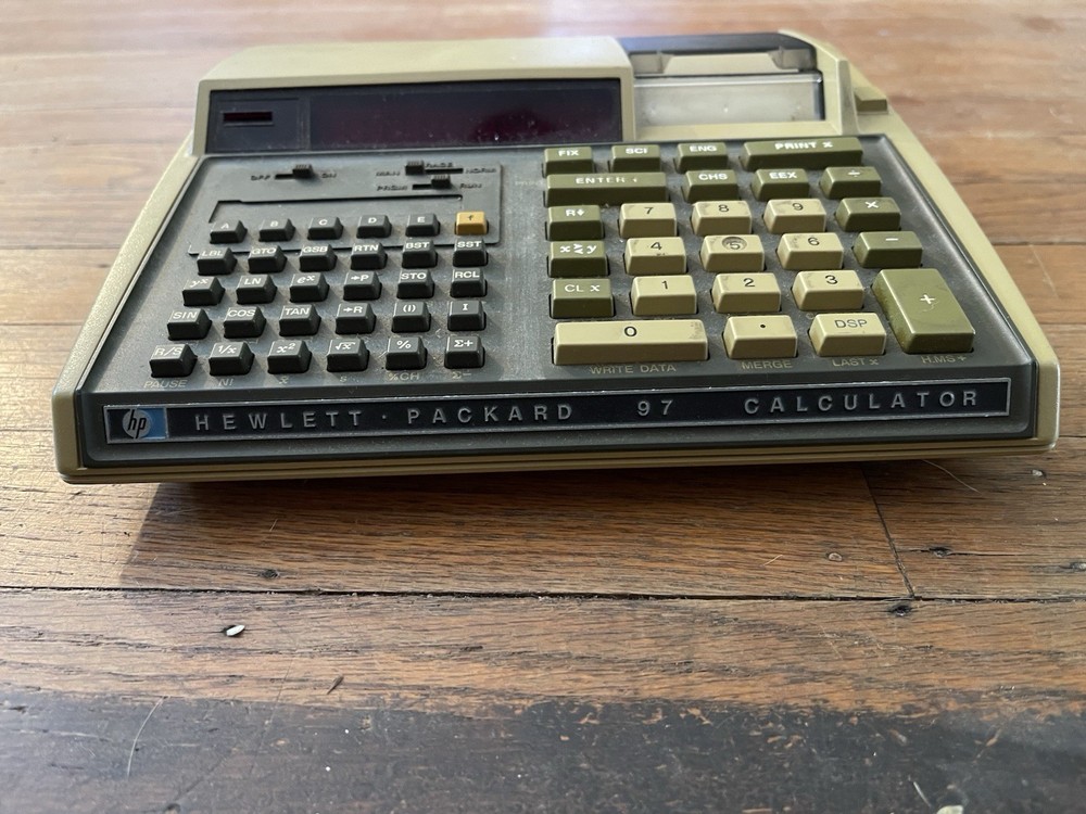 Hewlett-Packard HP 97 Programmable Calculator — No power cord – untested