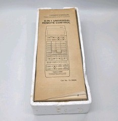 Vintage Realistic Programable 8-in-1 Universal Remote Control 15-1903A New