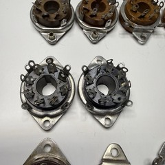 Lot of 14 VINTAGE CINCH 8 Pin OCTAL VACUUM TUBE AMP PARTS SOCKETs 8-PIN