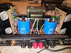 Hafler DH-200 Audiophile Stereo Power Amplifier – Recapped, new switch