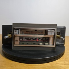 (Missing Knobs) AudioVox AVX 3200 Auto Reverse Tape Player AM FM Radio