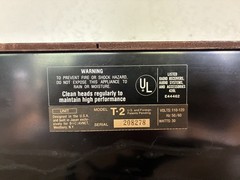 BIC T2 Cassette Deck – New belt, tested