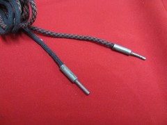 Vintage CK or KC Radio Headphones w leather headband BROKEN FOR PARTS