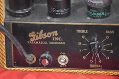 VINTAGE GIBSON EH-150 AMPLIFIER CIRCA 1941-1942 AEROPLANE TWEED COVERING