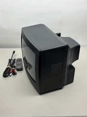 Vintage 1998 Sharp 13K-M100 13″ CRT TV Front Inputs Retro Gaming w Remote Cables