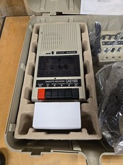 Califone CAS1500 Cassette Recorder, (5) 2924AV-P Headphones, 1218AV-PY Jack NEW