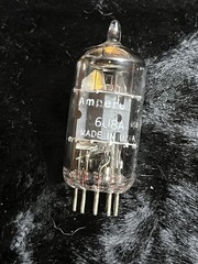 1x RCA & 1x Amperex Vintage 6U8A Vacuum Tubes, Both Test Strong