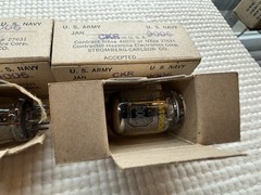 Vintage JAN 9006 Vacuum Tubes Lot of 4 CKR US Army Navy Tested Stromberg Carlson