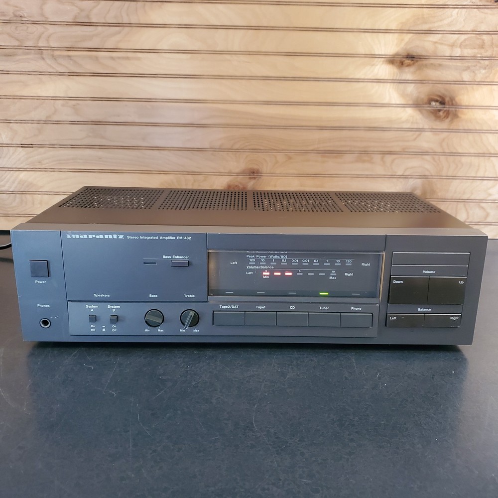 Marantz PM-432 Stereo Integrated Amplifier Tested Vintage Retro Audio System