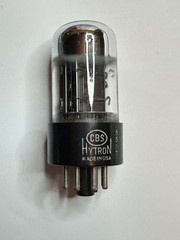 CBS Hytron 6SN7GTB Vacuum Tube Made in USA Tested 2000/2200